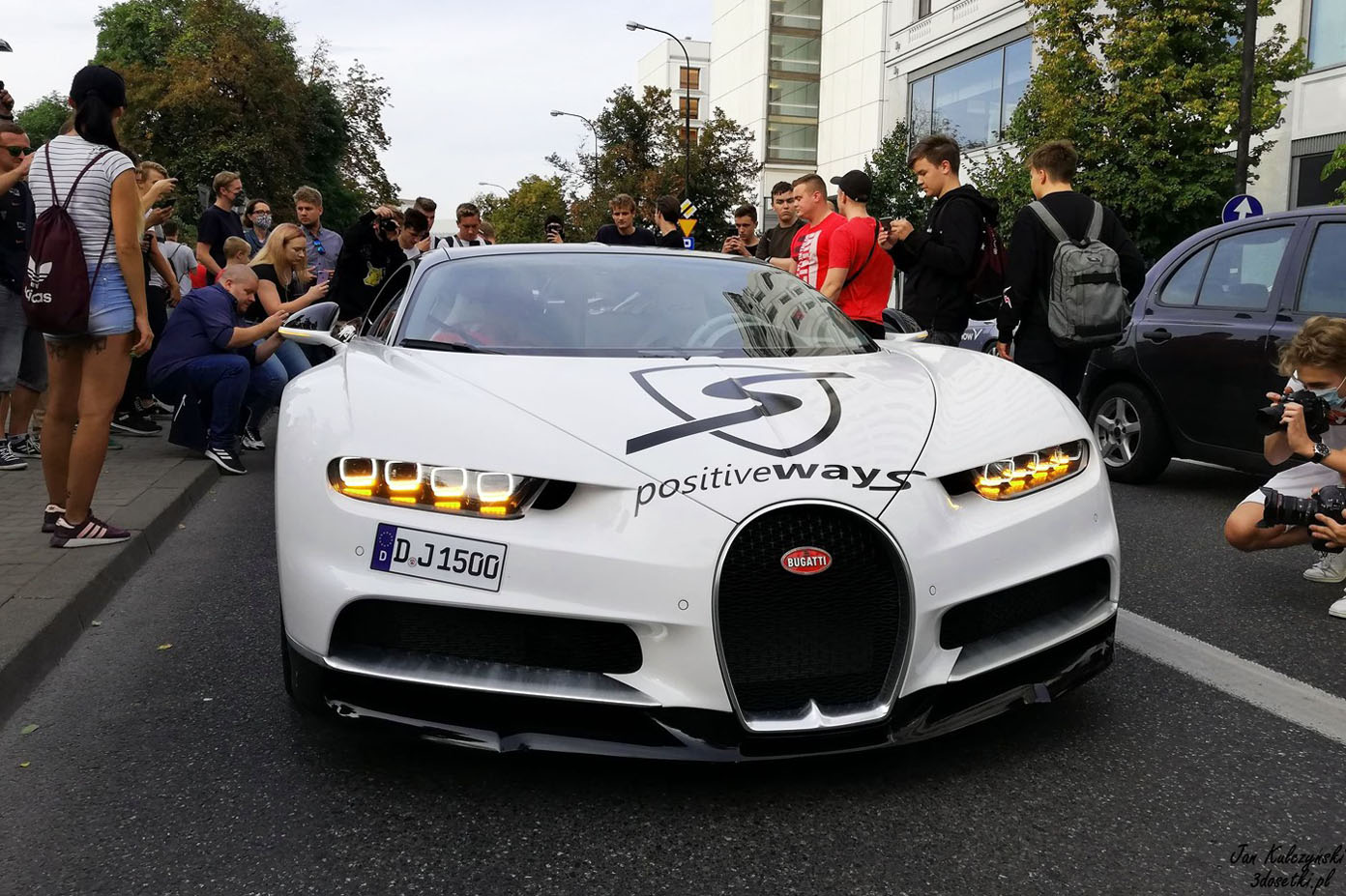 Bugatti Chiron w Warszawie